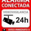 Pack de Carteles disuasorios y pegatinas de seguridad para interior/exterior