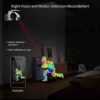 NEXGADGET IP Cámara HD WiFi de Vigilancia Seguridad Interior Detección Movimiento Visión Nocturna Visualización Remota Alarma Grabación de Vídeo P2P Pan Tilt Compatible con iOS y Android ( Único Autorizado Vendedor-NexTech )