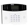 KKmoon Alarma GSM SMS Inalámbrica 99 Zonas 433MHz Antirrobo Sistema de Seguridad Detector con Sensor de Movimiento PIR Puerta Control Remoto